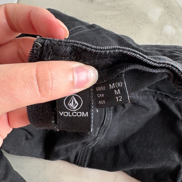 Volcom Black Denim Romper - Picture 2 of 7